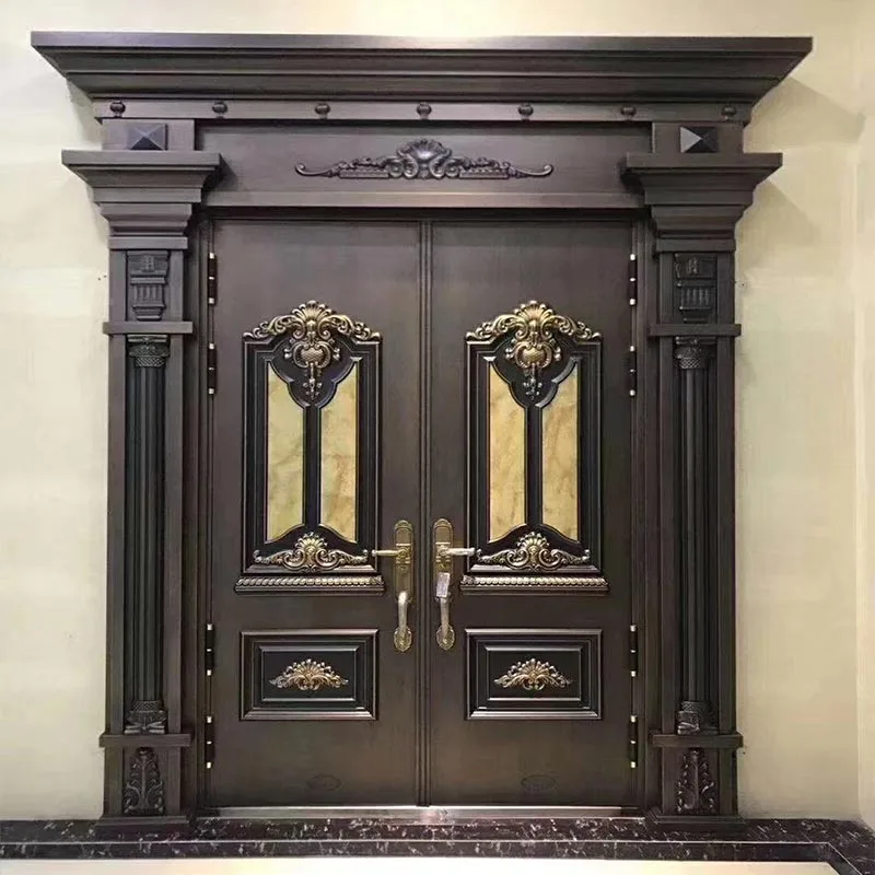 Villa Solid Copper Entry Door