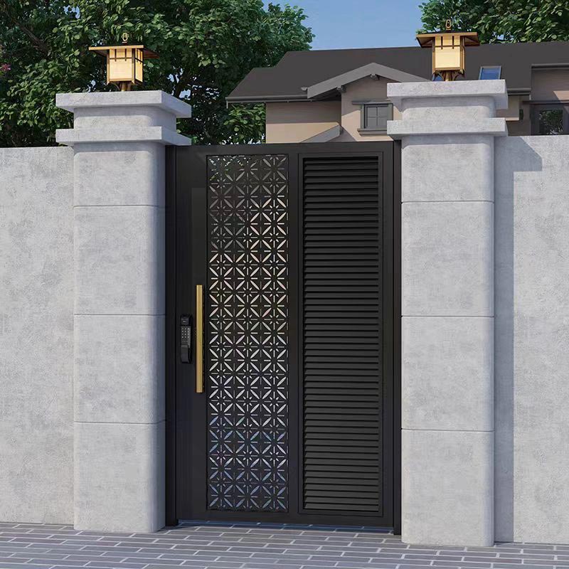 Porte principale en cuivre-aluminium de villa de moulage intégrée