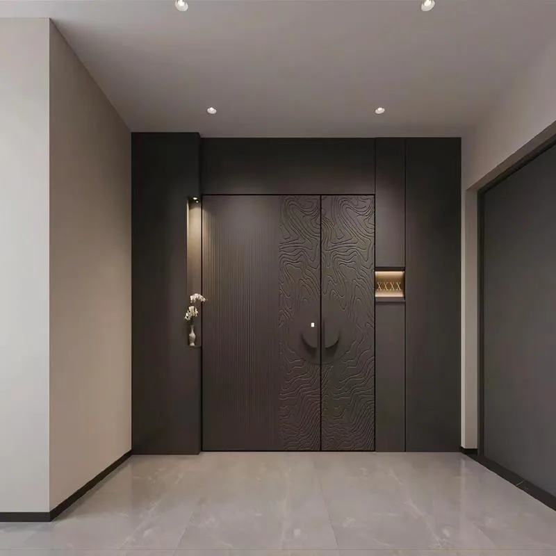 Porte en aluminium moulé